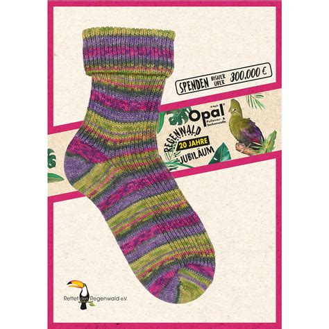 Opal 4 Ply 8467 Congo Sally 20 Years of Rainforest with wool and nylon